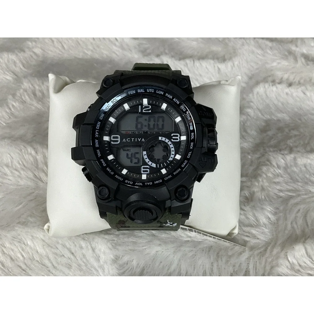 Invicta Activa Endurance X Mens Digital Mens Green/Black 54.5mm Sports Watch NIB